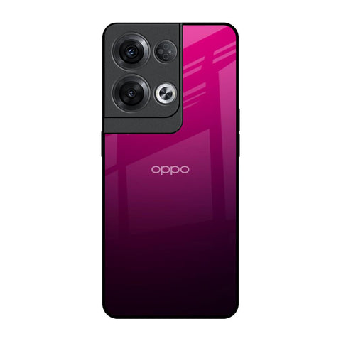 Purple Ombre Pattern Oppo Reno8 Pro 5G Glass Back Cover Online