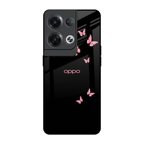 Fly Butterfly Oppo Reno8 Pro 5G Glass Back Cover Online