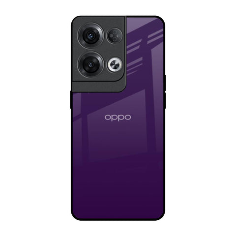 Dark Purple Oppo Reno8 Pro 5G Glass Back Cover Online