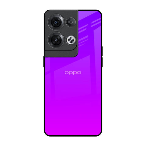 Purple Pink Oppo Reno8 Pro 5G Glass Back Cover Online