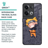 Orange Chubby Glass Case for Oppo Reno8 Pro 5G