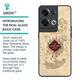 Magical Map Glass Case for Oppo Reno8 Pro 5G