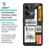 Cool Barcode Label Glass Case For Oppo Reno8 Pro 5G