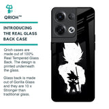 Monochrome Goku Glass Case for Oppo Reno8 Pro 5G