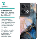 Marble Ink Abstract Glass Case for Oppo Reno8 Pro 5G