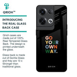 Go Your Own Way Glass Case for Oppo Reno8 Pro 5G