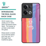 Lucky Abstract Glass Case for Oppo Reno8 Pro 5G