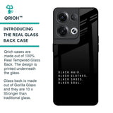 Black Soul Glass Case for Oppo Reno8 Pro 5G