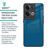 Cobalt Blue Glass Case for Oppo Reno8 Pro 5G