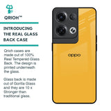 Fluorescent Yellow Glass case for Oppo Reno8 Pro 5G