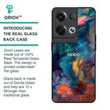 Colored Storm Glass Case for Oppo Reno8 Pro 5G