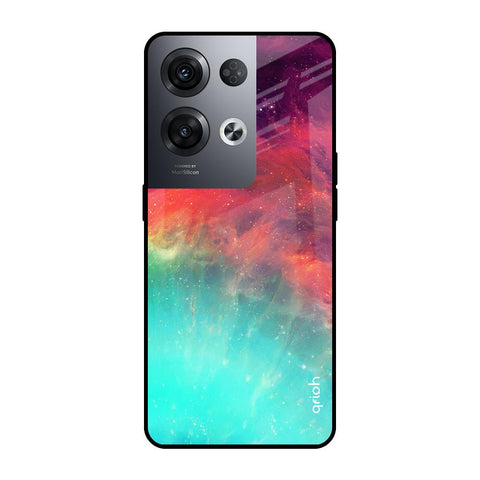Colorful Aura Oppo Reno8 Pro 5G Glass Cases & Covers Online