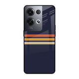 Tricolor Stripes Oppo Reno8 Pro 5G Glass Cases & Covers Online