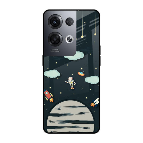 Astronaut Dream Oppo Reno8 Pro 5G Glass Cases & Covers Online