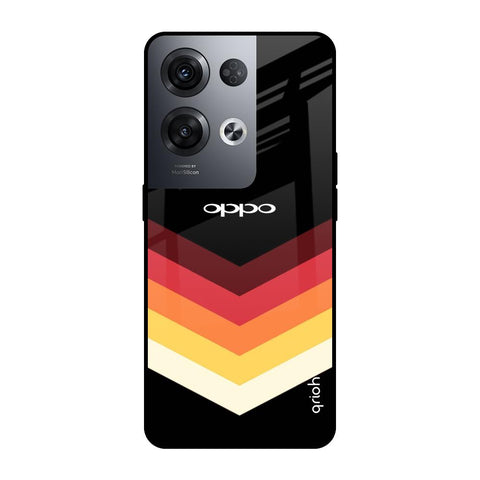 Abstract Arrow Pattern Oppo Reno8 Pro 5G Glass Cases & Covers Online
