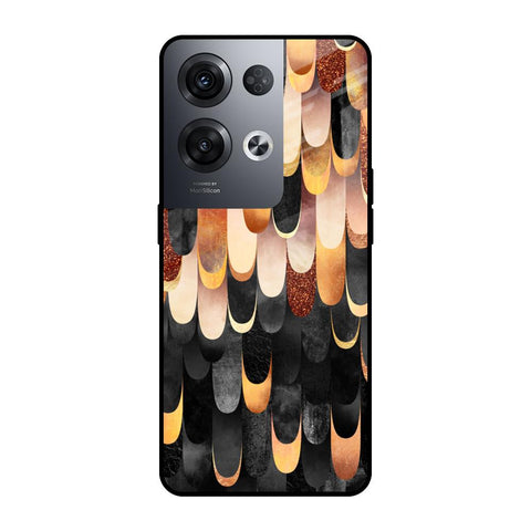 Bronze Abstract Oppo Reno8 Pro 5G Glass Cases & Covers Online