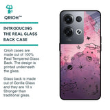 Space Doodles Glass Case for Oppo Reno8 Pro 5G