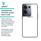 Arctic White Glass Case for Oppo Reno8 Pro 5G