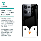 Cute Penguin Glass Case for Oppo Reno8 Pro 5G