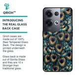Peacock Feathers Glass case for Oppo Reno8 Pro 5G