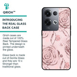 Shimmer Roses Glass case for Oppo Reno8 Pro 5G