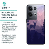 Deer In Night Glass Case For Oppo Reno8 Pro 5G