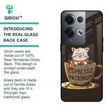 Tea With Kitty Glass Case For Oppo Reno8 Pro 5G