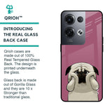Funny Pug Face Glass Case For Oppo Reno8 Pro 5G