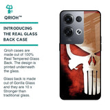 Red Skull Glass Case for Oppo Reno8 Pro 5G