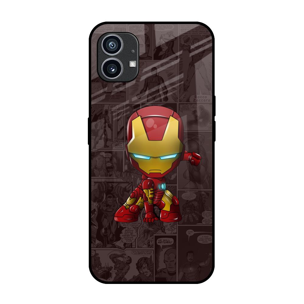 Angry Baby Super Hero Nothing Phone 1 Glass Back Cover Online
