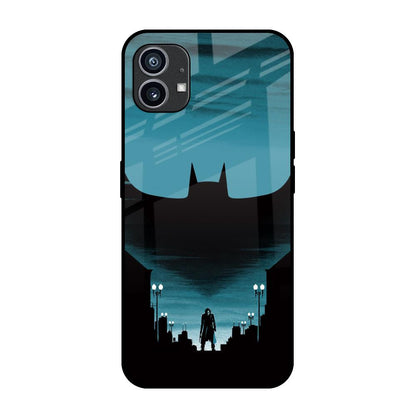 Cyan Bat Nothing Phone 1 Glass Back Cover Online