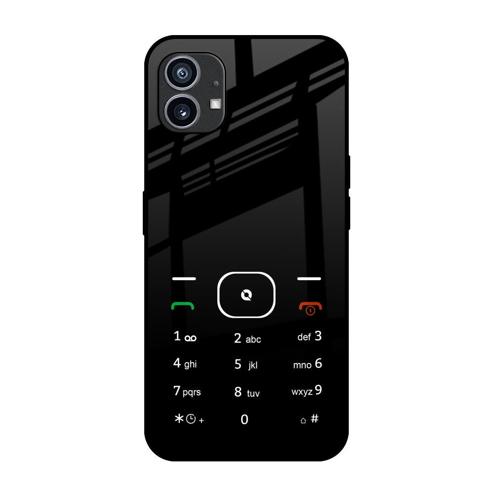 Classic Keypad Pattern Nothing Phone 1 Glass Back Cover Online