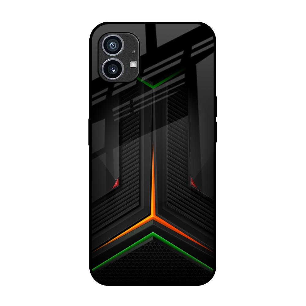 Modern Ultra Chevron Nothing Phone 1 Glass Back Cover Online