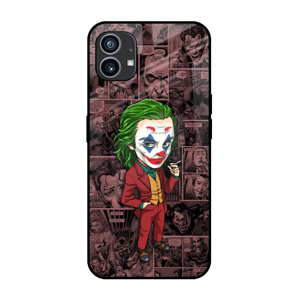 Joker Cartoon Nothing Phone 1 Glass Back Cover Online
