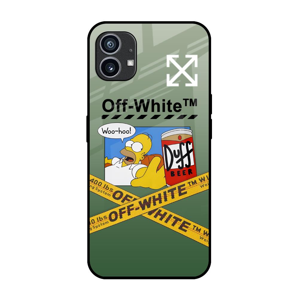 Duff Beer Nothing Phone 1 Glass Back Cover Online