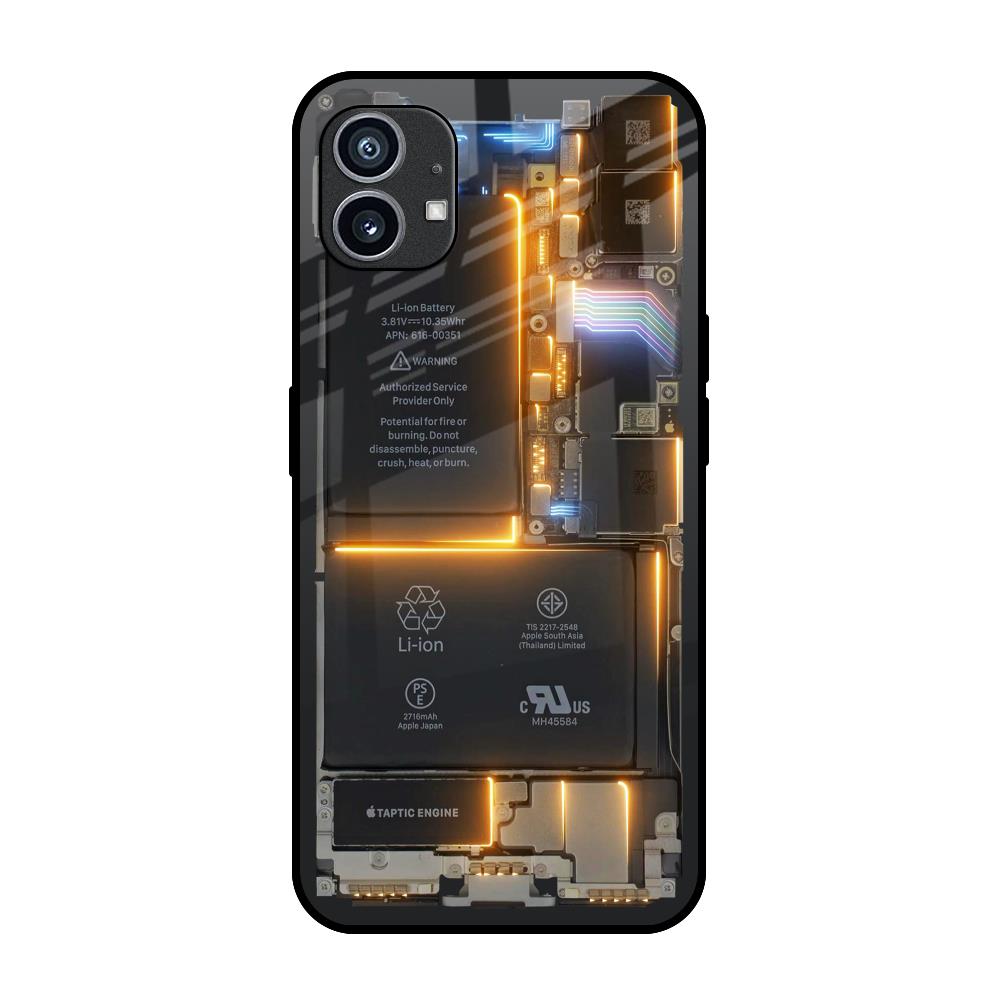 Glow Up Skeleton Nothing Phone 1 Glass Back Cover Online