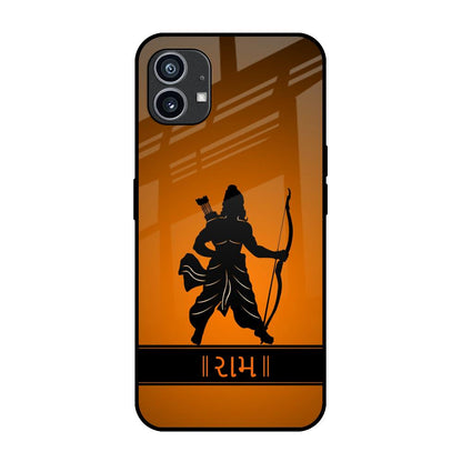 Halo Rama Nothing Phone 1 Glass Back Cover Online