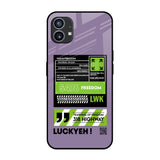 Run & Freedom Nothing Phone 1 Glass Back Cover Online