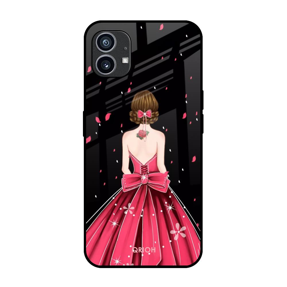 Fashion Princess Nothing Phone 1 Glass Back Cover Online