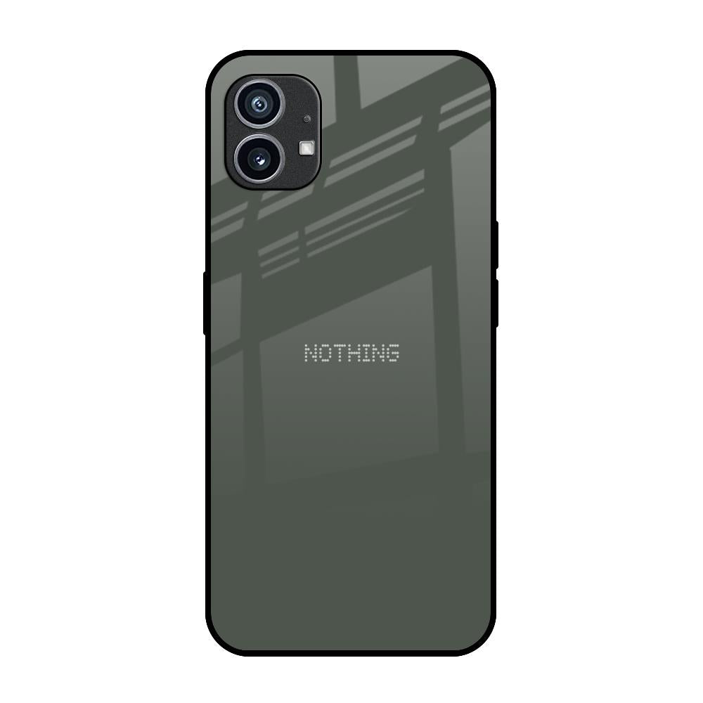 Charcoal Nothing Phone 1 Glass Back Cover Online