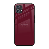Classic Burgundy Nothing Phone 1 Glass Back Cover Online
