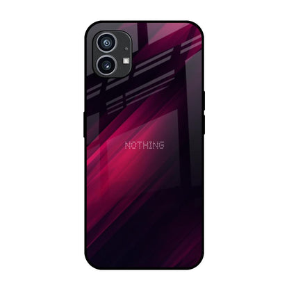 Razor Black Nothing Phone 1 Glass Back Cover Online