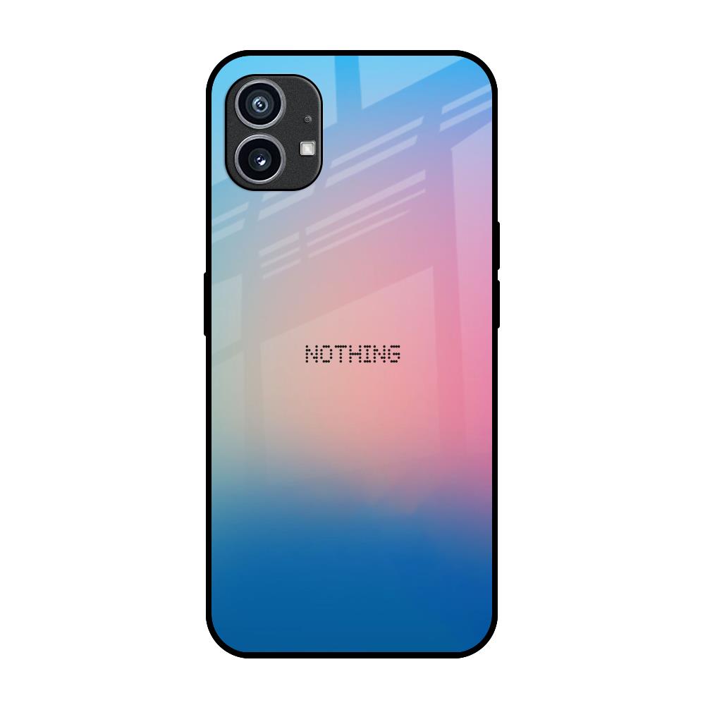 Blue & Pink Ombre Nothing Phone 1 Glass Back Cover Online