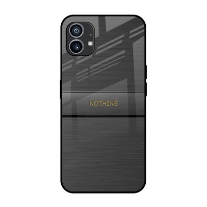 Grey Metallic Glass Nothing Phone 1 Glass Back Cover Online