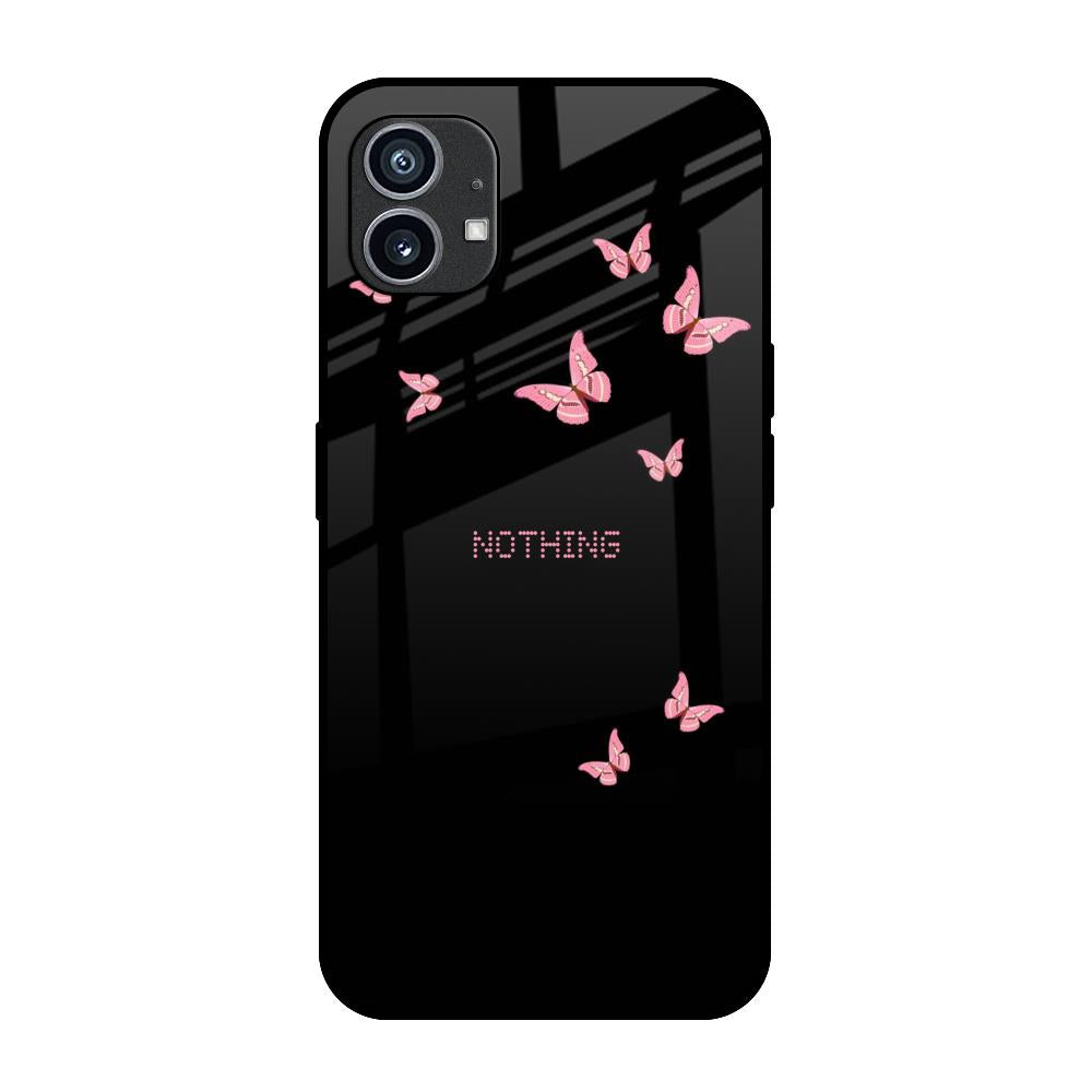 Fly Butterfly Nothing Phone 1 Glass Back Cover Online