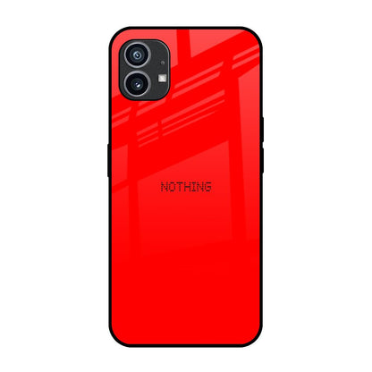 Blood Red Nothing Phone 1 Glass Back Cover Online