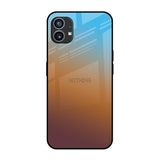 Rich Brown Nothing Phone 1 Glass Back Cover Online