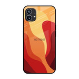 Magma Color Pattern Nothing Phone 1 Glass Back Cover Online