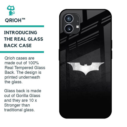 Super Hero Logo Glass Case for Nothing Phone 1