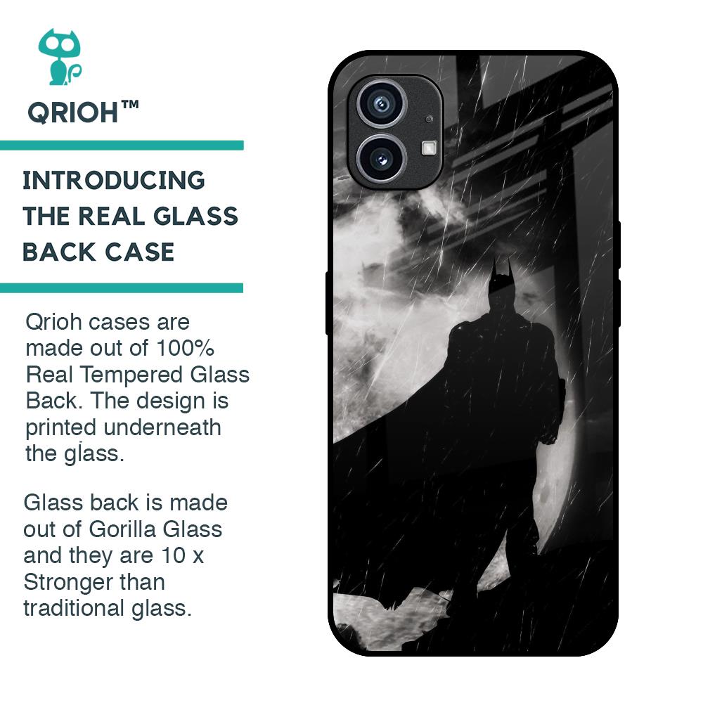 Dark Warrior Hero Glass Case for Nothing Phone 1